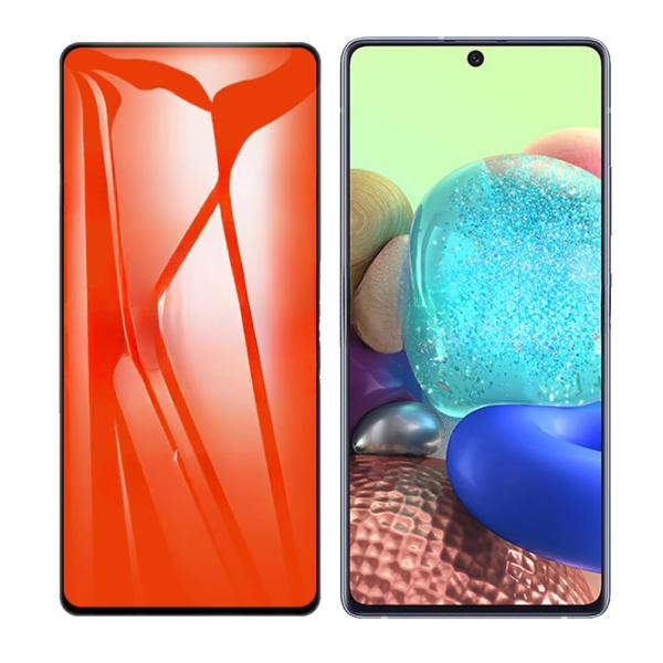 Kepuch 2パック 強化ガラス スクリーンプロテクター 対応 Samsung Galaxy A71 4G/A71 5G/Note 10 Lite