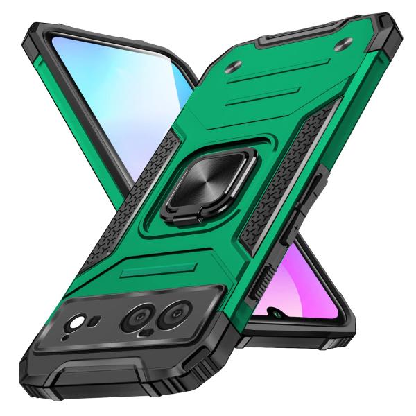 WACJOSD 対応 Google Pixel 6 用の ケース リング 耐衝撃 衝撃吸収 携帯カバー 米軍MIL規格取得 TPU+PC 指紋防止 車