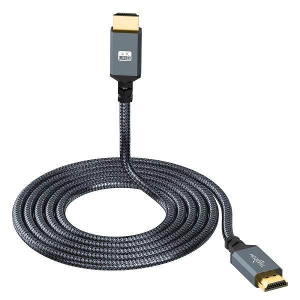 Twozoh 4K HDMIケーブル 15M 高速60HZ 18Gbps 編組HDMI-HDMI 2.0ケーブル PS5 PS3 PS4 PC プロジ