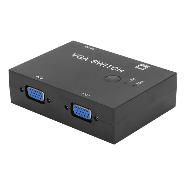 VGA変換アダプター VGA切替器 2入力1出力 ディスプレイポートVGA変換アダプタ VGA モニター分配器 VGA切替器 VGA ディスプレイ分配