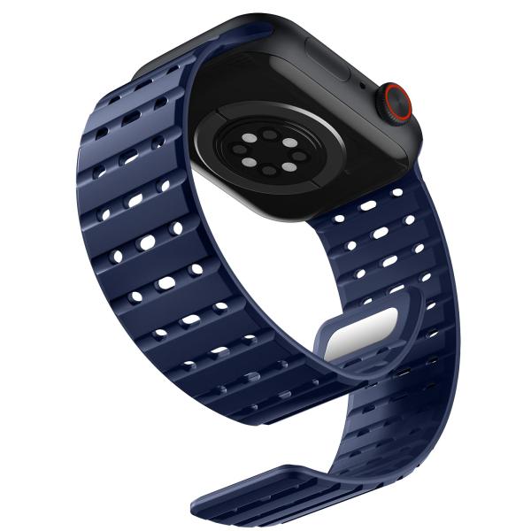 [Bandletic] アップルウォッチ用の バンド シリコン マグネット - 夏 蒸れない スポーツバンド 42mm 44mm 45mm 46mm