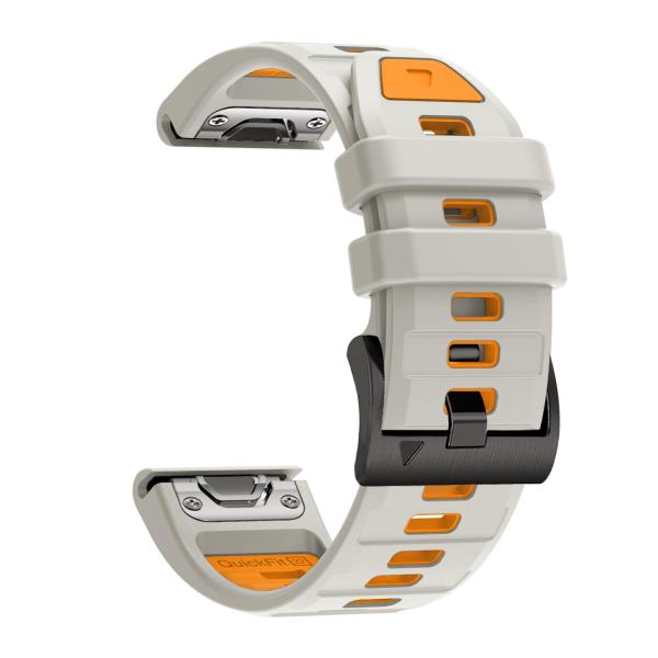 [SQHYWJ] 22mm 26mm 二色シリコンウォッチバンド 替えベルト はに適合 GARMIN(ガーミン) Fenix 8 / Fenix 7X