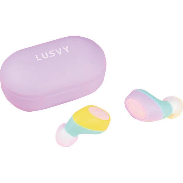 ワイヤレスイヤホン パープル Lusty おしゃれ かわいい 21 0252 049 つむぎふと 通販 Yahoo ショッピング