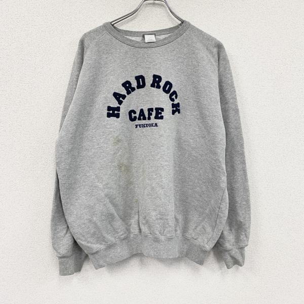 00s Hard Rock cafe ハードロックカフェ スウェット/トレーナー 灰色