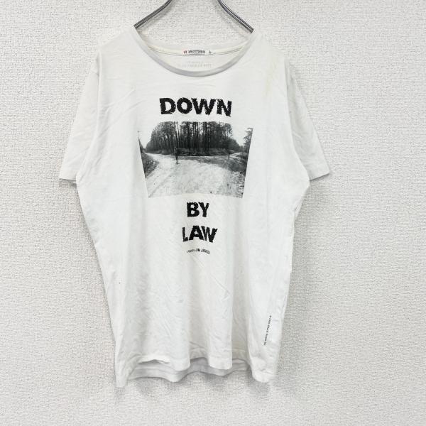 UNIQLO ユニクロ DOWN BY LAW ダウンバイロー 半袖ムービーTシャツ 白 ホワイト Lサイズ 古着