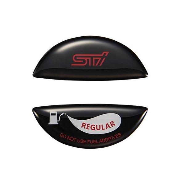 STI フューエルキャップオーナメント レギュラー ブラック