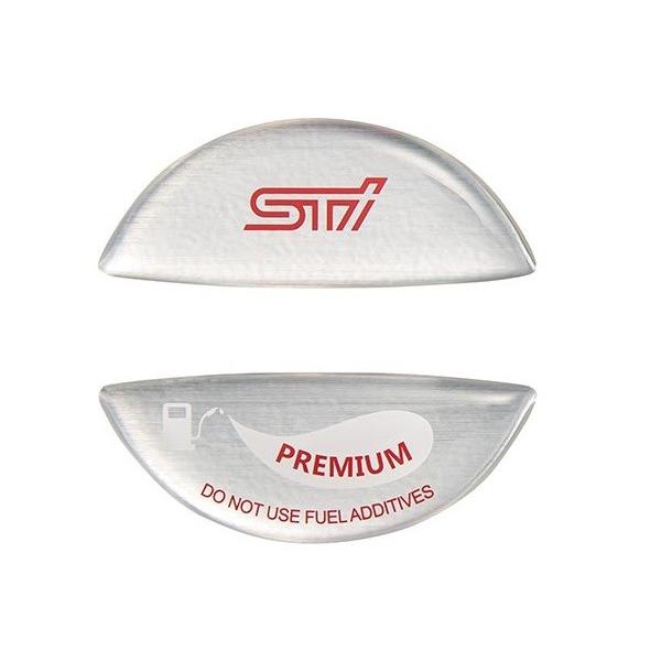 STI フューエルキャップオーナメント ハイオク シルバー STSG18100630