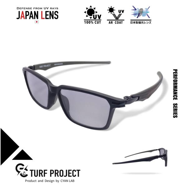[Release date: January 28, 2025]［Performanceシリーズ　日本製偏光レンズ搭載のサングラス］モデルNo.：TPPF-1882  col.2 BK /GREY（レンズ：ライトグレー）サイズ：55□14-...