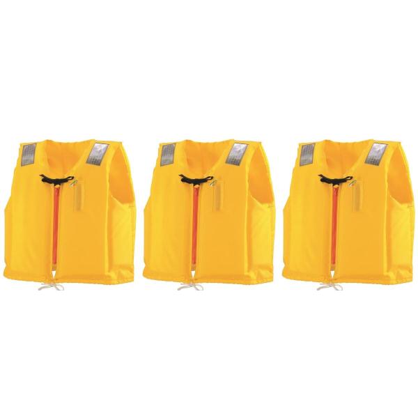 用途：小型船舶用救命胴衣型式承認番号第：3670号カラー：イエローサイズ胸囲：120cm適応体重：90kgまで浮 力：8.7kgf
