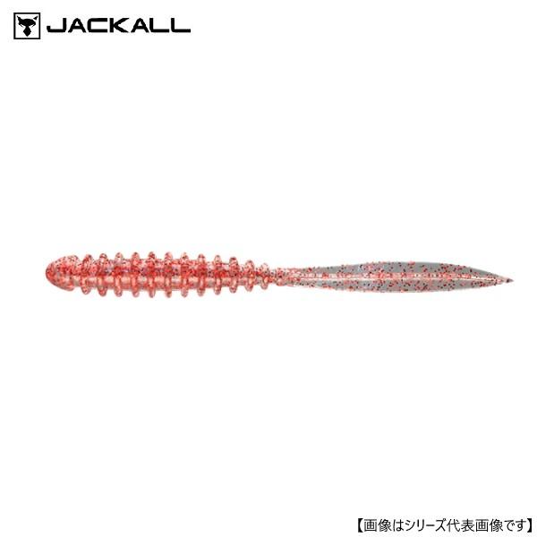 ジャッカル ペケリング 2.5” クリアーレッドフレーク メール便配送可 [ルアー1]
