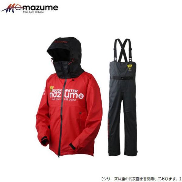 マズメ ラフウォーターレインスーツ6 レッド L MZRS−623