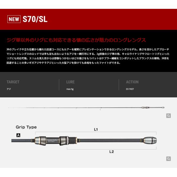 tailwalk（テイルウォーク） S70/SL アジスト TZ (24 MODEL) S70/SL