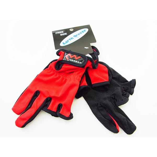 マルシン漁具フィッシンググローブ(布) 3本指 レッド　です。掌には滑り止め加工が施されています。吸湿発散性に優れています。ルアー・フライ・ラインをつけるときなど、指が自由に使えてとても便利です。■サイズ：フリーサイズ/マジックテープで調整...