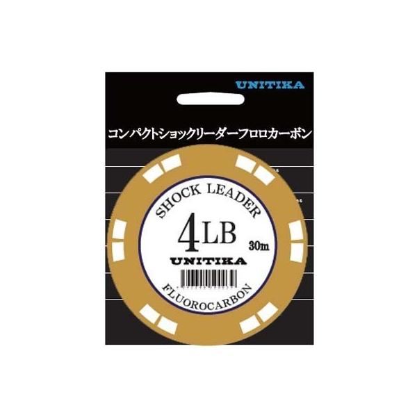 ユニチカ 30m 4lb コンパクトショックリーダー フロロカーボン 30m 4lb　爆買