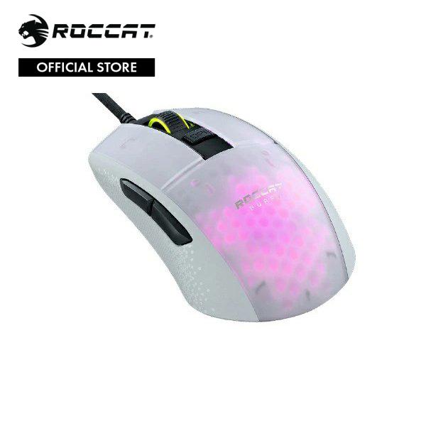 ROCCAT ロキャット Burst Pro 超軽量プロ仕様光学ゲーミングマウス 軽量68g Titanスイッチオプティカル 光学式Owl-Eye 16K ホワイト 国内正規品