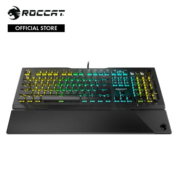 ROCCAT ロキャット VULCAN Pro 光学 RGB ゲーミングキーボード フルサイズ US 英語配列モデル 静音 リニア(オプティカル) 国内正規品 ドイツデザイン ROC-12-537