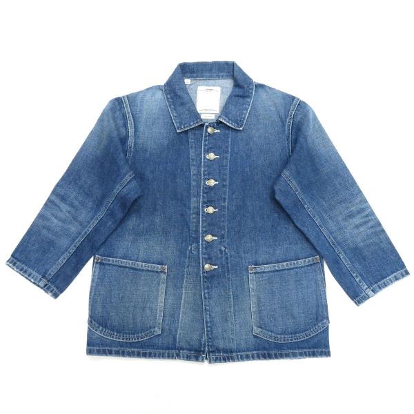 ビズビム カバーオール デニム ジャケット ダメージ加工 アウター 0117105006006 メンズ 中古 アパレル Dejapan Bid And Buy Japan With 0 Commission