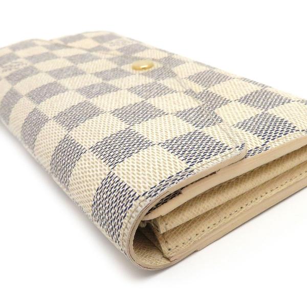 ルイヴィトン ファッション サラ ポルトフォイユ サラ 長財布 ダミエ アズール 長財布 N638 二つ折り財布 財布 つるや質店