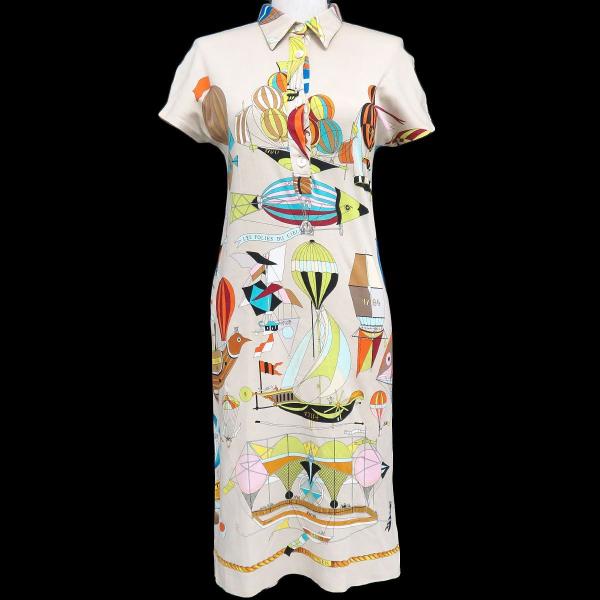 スペシャルオファ 総柄 ミモレ丈 ホピ族 スカーフ柄 ワンピース フレンチスリーブ カチナ Kachinas エルメス パイピング アパレル ドレス レディース ワンピース ロング Www Tmvc Org