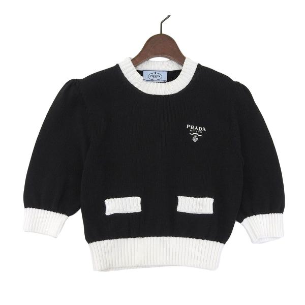 PRADA コート クルーネック ノーカラー ブラック - ジャケット PRADA コート クルーネック ノーカラー ブラック - ジャケット