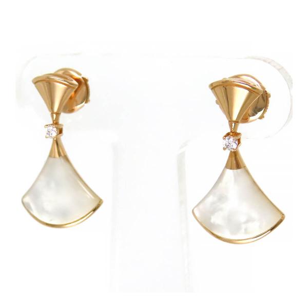 ブルガリピアス Au750 (K18PG) レディース BVLGARI BVLGARI ブルガリ ディーヴァ ドリーム ピアス 350740 Au750