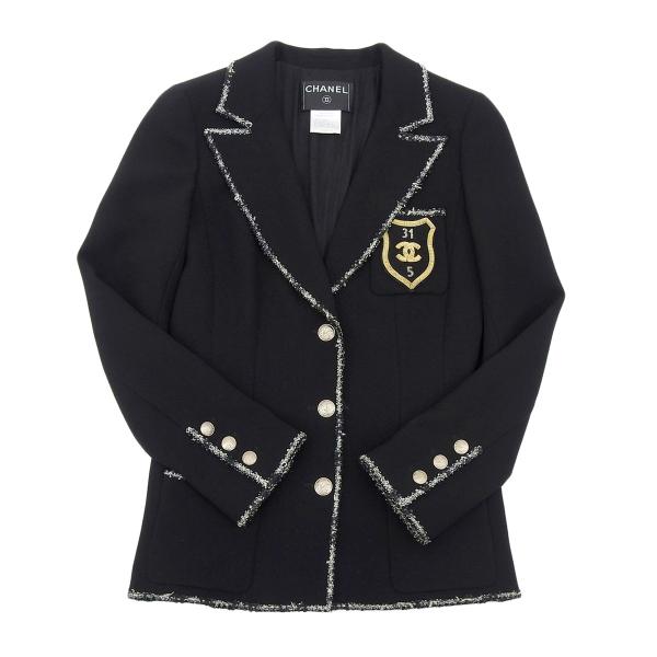 CHANEL シャネル ココマーク エンブレム テーラードジャケット
