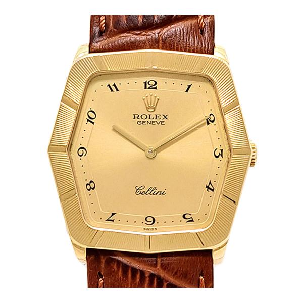ロレックスたチェリーニ・アフターダイア18kゴールド 手巻き時計 ROLEX ロレックス チェリーニ 腕時計 18金 K18イエローゴールド