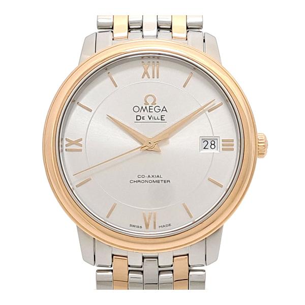 美品 デビル プレステージ コーアクシャル 37mm 自動巻き OMEGA オメガ デビル プレステージ コーアクシャル 424.20.37.20