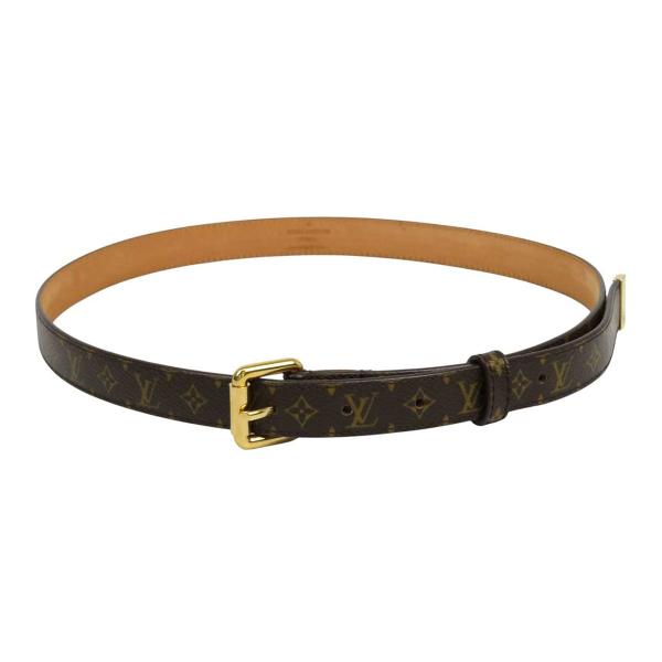 Louis Vuitton ブラウンレザーベルト 80/32 最終値下げ！Louis Vuitton レザー ベルト 80/32 - メルカリ