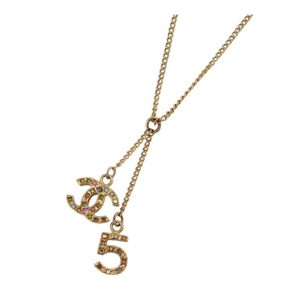 CHANEL シャネル ココマーク No.5 チェーンネックレス メタル