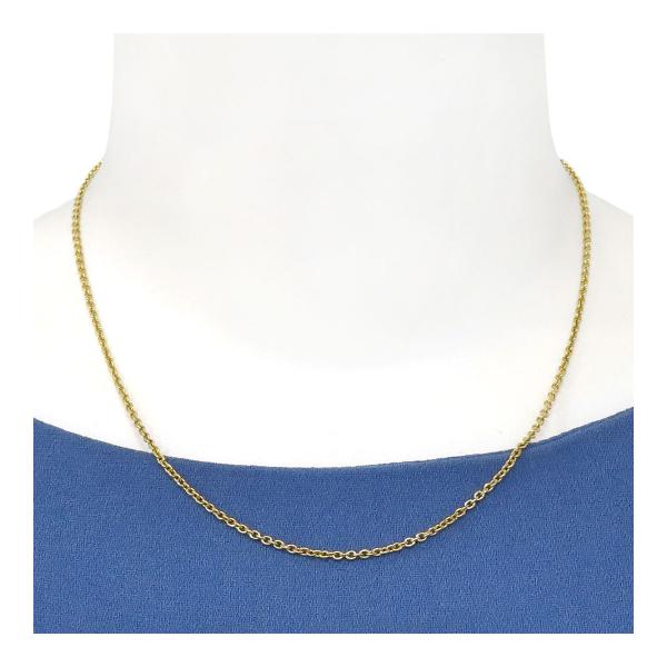 ブルガリ ビーゼロワン ネックレス 750 (K18YG) レディース【中古】 BVLGARI ブルガリ ビーゼロワン チェーン ネックレス 750 (K18YG