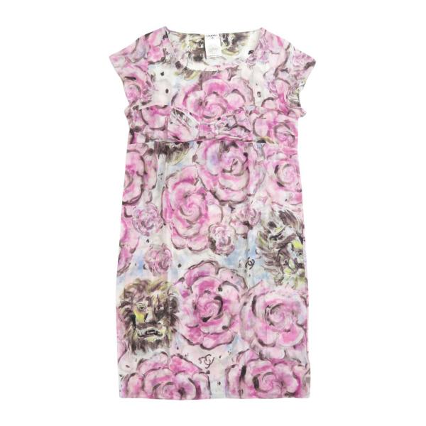 CHANEL シャネル　花柄 ココマークノースリーブ ワンピース 楽天市場】CHANEL シャネル カメリア ココマーク ワンピース