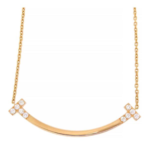 TIFFANY&Co. ティファニー Tスマイル ネックレス ミディアム