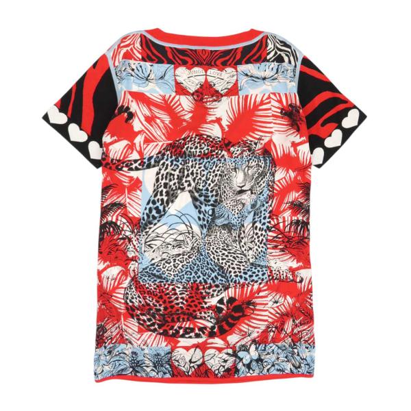 HERMES エルメス JUNGLE LOVE ショートスリーブ ワンピース レディース  