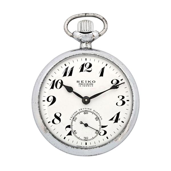 鉄道時計 鉄道時計として日本で初めて認定を受けた19型懐中時計「セイコー