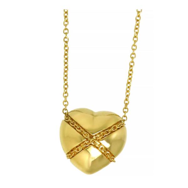 【レア極美品】ティファニー　ノーツハート　ネックレス　純正チェーン　保存袋付き Tiffany & Co. - Tiffany&co.ハートシェイプ0.77ctダイヤモンド