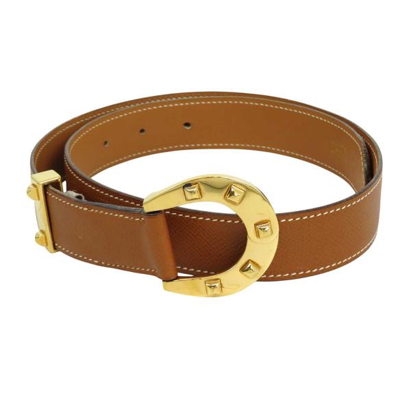 HERMES エルメス ホースシュー ベルト 72 レザー GP ユニ