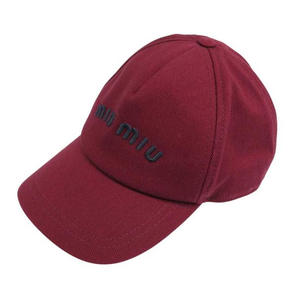 miu ミュウミュウ ロゴ エンブロイダリー キャップ 5HC179 ユニ