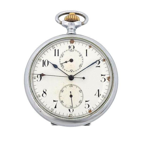 LONGINES ロンジン 懐中時計 ワンプッシュクロノグラフ 夜光秒