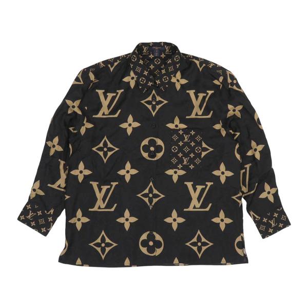 LOUIS VUITTON ルイヴィトン モノグラム シルク シャツ