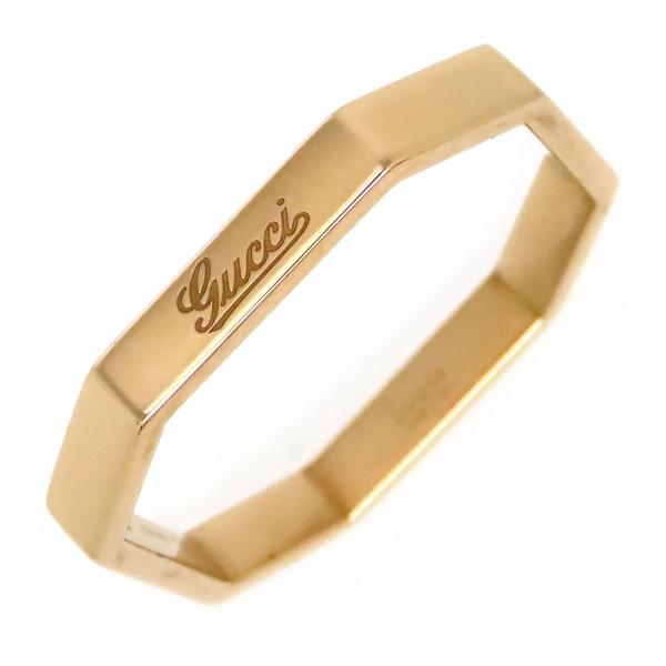 GUCCI（グッチ） オクタゴナル リング #17 AU750 (K18PG) ユニセックス