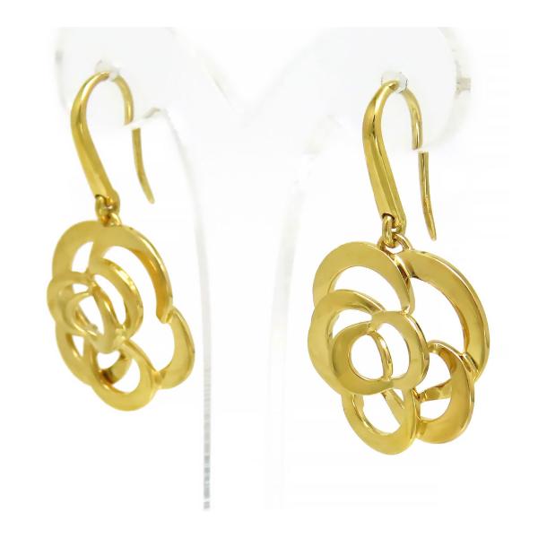 CHANEL（シャネル） カメリア ピアス OR750 (K18YG) レディース 中古