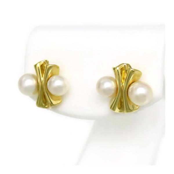 K18ミキモトMIKIMOTOアコヤパールイヤリング【片耳用】 MIKIMOTO（ミキモト） イヤリング あこや真珠 アコヤ パール K18WG
