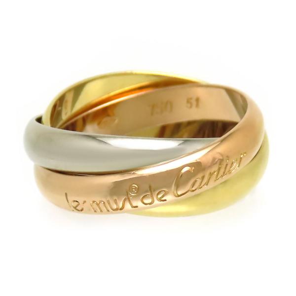 Cartier（カルティエ） トリニティ リング #51 750 (K18YG K18WG K18PG