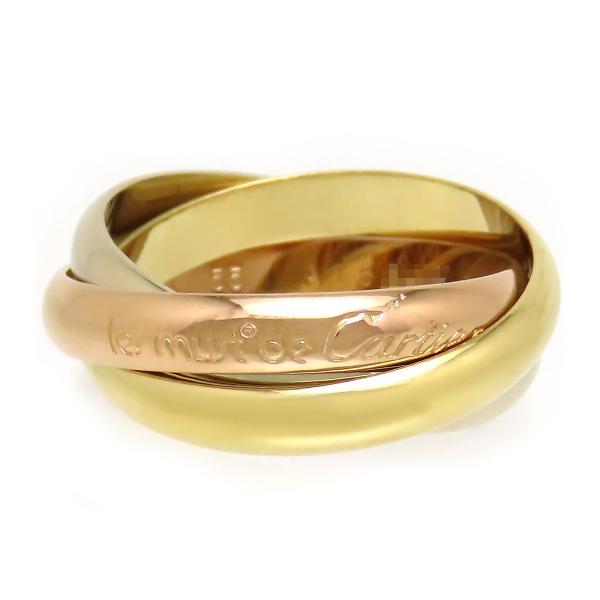 Cartier（カルティエ） トリニティ リング #55 750 (K18YG K18WG K18PG