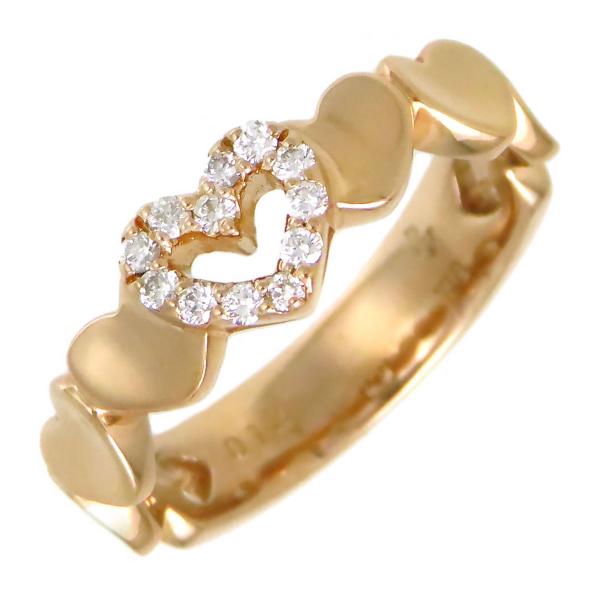 Ponte Vecchio（ポンテヴェキオ） ハート リング #11 K18 (K18PG