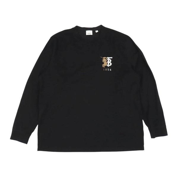 バーバリー TB ロゴ 刺繍 ロングスリーブ Tシャツ 8022309 メンズ ブラック BURBERRY 中古 【アパレル・小物】
