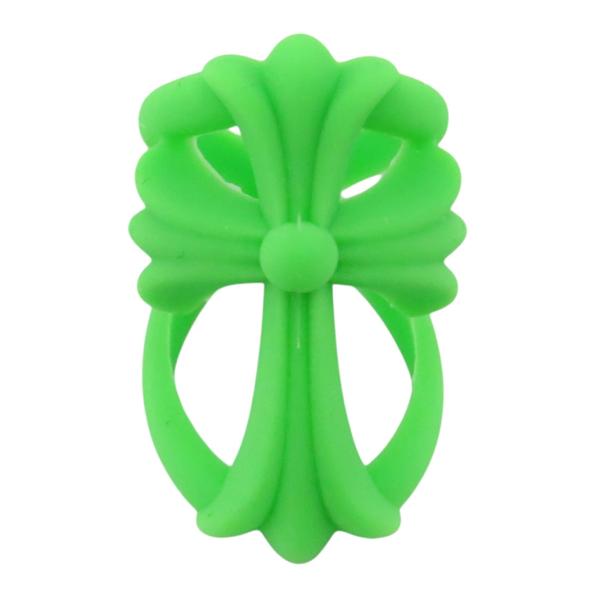 クロムハーツ インフィニティ CH クロス ラバー リング 11号 ユニセックス ライトグリーン CHROME HEARTS 中古 【アパレル・小物】