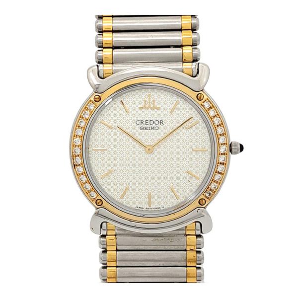 SEIKO（セイコー） クレドール ダイヤベゼル 5A74-0190 クオーツ