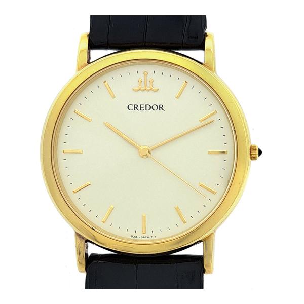K水080/ SEIKO クレドール 腕時計 クオーツ SS 18KT SEIKO（セイコー） クレドール GBAD012 8N70-6190 ゴールド K18YG